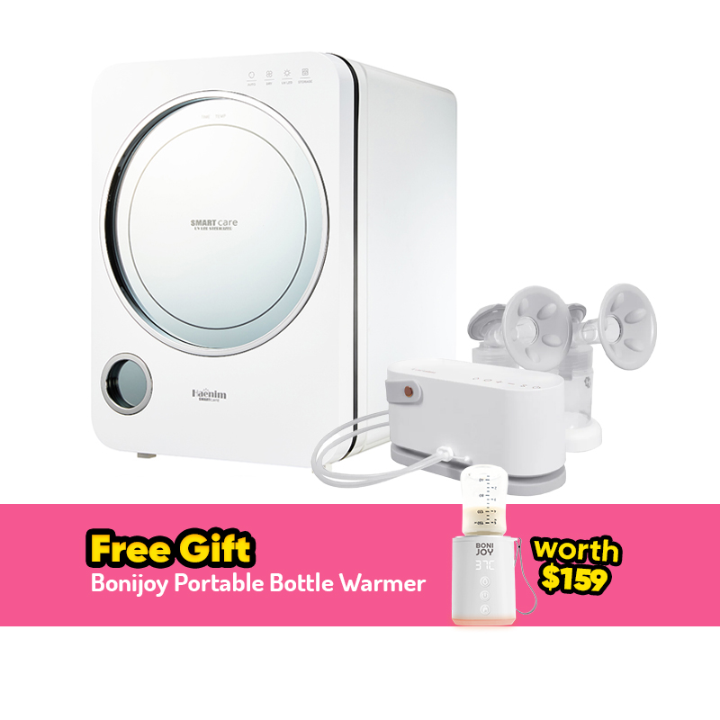 Haenim 3G+ Smart View UV Steriliser + Haenim NexusFit™ 7X Breast Pump Bundle + FREE GIFT